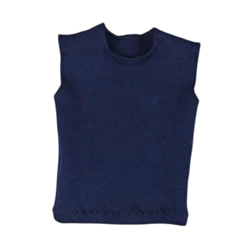 Fenteer Männer Figuren T-Shirt Ärmellose Weste 1/6 Skala Mode Mini Puppe Kleidung fürfür 12in Puppe Modell Männliche Action-Figuren Zubehör, Blau Fenteer Männer Figuren T-Shirt Ärmellose Weste 1/6 Skala Mode Mini Puppe Kleidung fürfür 12in Puppe Modell Männliche Action-Figuren Zubehör, Blau von Fenteer