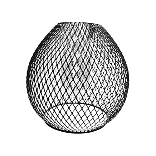 Fenteer Metall-Pendelleuchtenschirme Lampenschirm Retro-Stil Schutzlampe Draht Lampenabdeckung Lampenschutz für Wohnzimmer Nachttischlampe Badezimmer, schwarzer Wassertropfen Fenteer Metall-Pendelleuchtenschirme Lampenschirm Retro-Stil Schutzlampe Draht Lampenabdeckung Lampenschutz für Wohnzimmer Nachttischlampe Badezimmer, schwarzer Wassertropfen von Fenteer