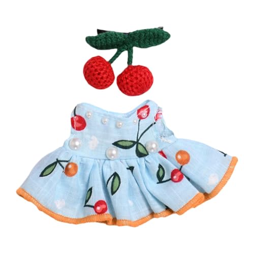 Fenteer Mini 15cm Plüsch Puppe Kleidung Kleid Täglichen Tragen mit Haar Zubehör Puppe Zubehör Kleidung Fenteer Mini 15cm Plüsch Puppe Kleidung Kleid Täglichen Tragen mit Haar Zubehör Puppe Zubehör Kleidung von Fenteer