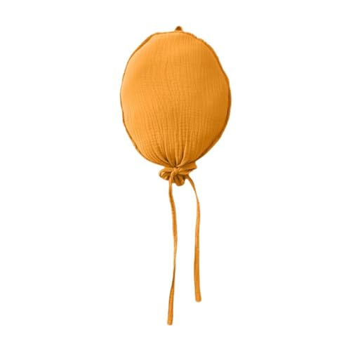 Fenteer Minimalistische Stoffballon-Dekoration, Kinderzimmer-Wanddekoration, 20 x 60 cm, Wiederverwendbare Heimdekoration, Leichter 3D-Wandbehang, Gelb Fenteer Minimalistische Stoffballon-Dekoration, Kinderzimmer-Wanddekoration, 20 x 60 cm, Wiederverwendbare Heimdekoration, Leichter 3D-Wandbehang, Gelb von Fenteer