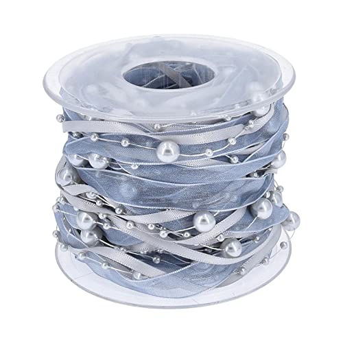 Fenteer Perlenband Chiffon Wickelrolle Applikation Perlen Zum Nähen Von Kleidung Party Grau Fenteer Perlenband Chiffon Wickelrolle Applikation Perlen Zum Nähen Von Kleidung Party Grau von Fenteer