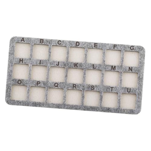 Fenteer Perlenmatte mit Gitter, Designbrett, 21-Gitter-Perlenwerkzeug, Perlenpad, Perlenmatte zur Schmuckherstellung, Halsketten- und, Grau Fenteer Perlenmatte mit Gitter, Designbrett, 21-Gitter-Perlenwerkzeug, Perlenpad, Perlenmatte zur Schmuckherstellung, Halsketten- und, Grau von Fenteer