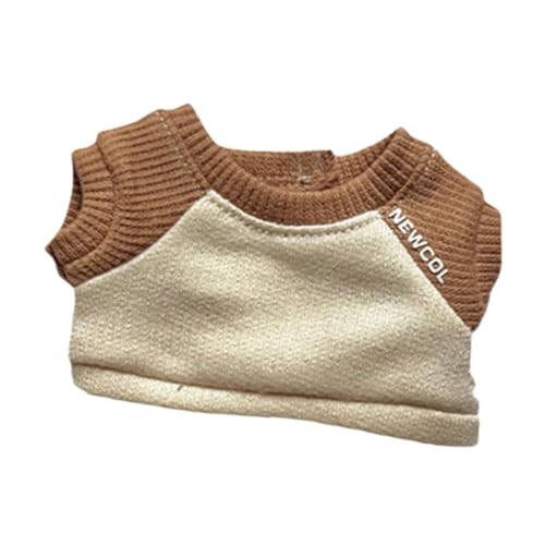 Fenteer Puppenpullover Kostüm Accessoire, Handgemachte Kleidung für 17cm Puppen, Verkleiden, Thanksgiving Geschenke, Kindergeschenke von Fenteer