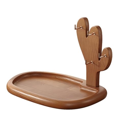 Fenteer Schlüsselhalter für den Eingangstisch, multifunktionaler nordischer Schlüsselständer aus Holz für Schmuck, Organizer für Kommode und Küche, Style B Fenteer Schlüsselhalter für den Eingangstisch, multifunktionaler nordischer Schlüsselständer aus Holz für Schmuck, Organizer für Kommode und Küche, Style B von Fenteer