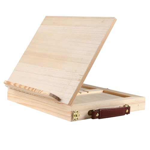 Fenteer Tischstaffelei, Malstaffelei, Künstler, Verstellbarer Winkel, Kunst, Studenten, Ausstellungsständer, Buchhalter, Skizzenbox von Fenteer