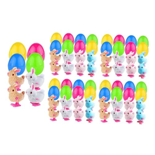 Fenteer Vorgefüllte Ostereier mit Plüsch -Hasenspielzeug, Korbdose Füllstoffe, Kinder Erwachsene Kinder Doll ausgestopfte Tiere Kaninchen , Set von 36 Fenteer Vorgefüllte Ostereier mit Plüsch -Hasenspielzeug, Korbdose Füllstoffe, Kinder Erwachsene Kinder Doll ausgestopfte Tiere Kaninchen , Set von 36 von Fenteer