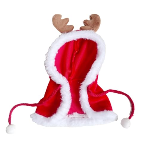 Fenteer Weihnachtspuppenumhang, Puppen-Outfit, Rollenspiel, süßes Dekor, DIY, stilvolles Anziehen, Kuscheltier-Kleidung, Enten-Plüsch-Kleidung für 15 cm Fenteer Weihnachtspuppenumhang, Puppen-Outfit, Rollenspiel, süßes Dekor, DIY, stilvolles Anziehen, Kuscheltier-Kleidung, Enten-Plüsch-Kleidung für 15 cm von Fenteer