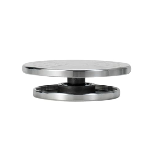 Feqsky Doppelseitiger Drehteller für Keramik-Ton, Skulpturen, Plattform, Töpferscheibe, Aluminiumlegierung, Drehwerkzeuge, 12,9 cm von Feqsky
