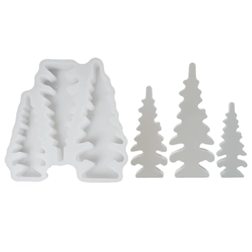 Silikonformen Gießformen Weihnachten, Silikonform Weihnachtsbaum Silikonform Tannenbaum Gips Zum Gießen Gießformen Silikon Weihnachten Silikonformen Gießform Weihnachten für Kerzen Gips (A) von Ferakum