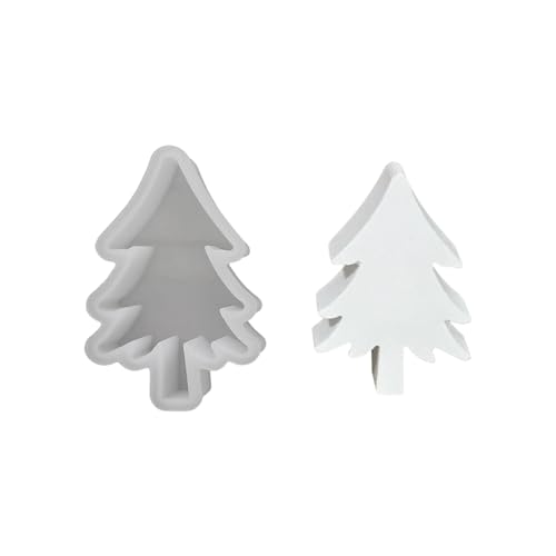 Silikonformen Gießformen Weihnachten, Silikonform Weihnachtsbaum Silikonform Tannenbaum Gips Zum Gießen Gießformen Silikon Weihnachten Silikonformen Gießform Weihnachten für Kerzen Gips (F) von Ferakum