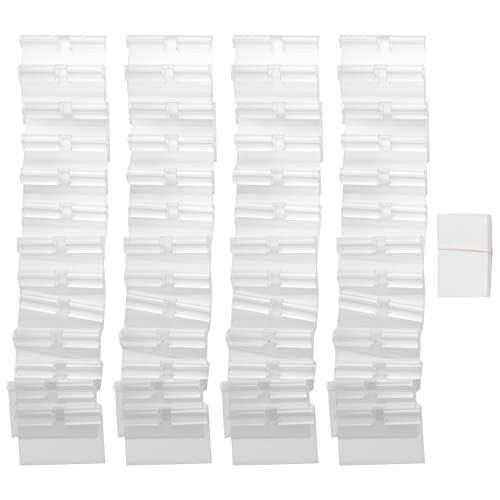 Feriany 50 StüCke Durchsichtiger Kunststoff Etiketten Halter Preis Schild, Regal Etiketten Clip Abnehmbarer Etiketten Halter für Lager BehäLter Korb Etiketten Feriany 50 StüCke Durchsichtiger Kunststoff Etiketten Halter Preis Schild, Regal Etiketten Clip Abnehmbarer Etiketten Halter für Lager BehäLter Korb Etiketten von Feriany