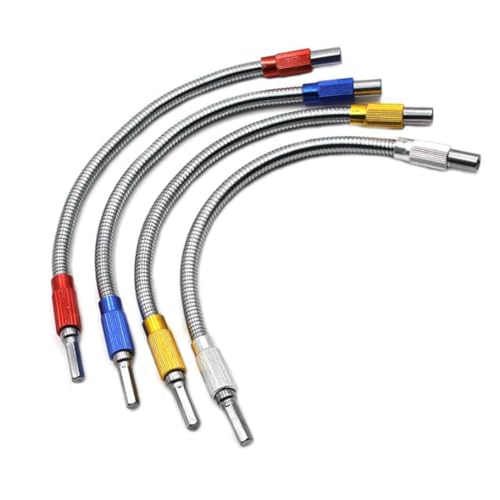 Feriany Sechskantschaft Metall Flex Verlängerung Bit Universal Verlängerungsbit-Halter Verlängerungsbit Flexibler Bohrer-Bit-Verlängerung 4-Farben Feriany Sechskantschaft Metall Flex Verlängerung Bit Universal Verlängerungsbit-Halter Verlängerungsbit Flexibler Bohrer-Bit-Verlängerung 4-Farben von Feriany