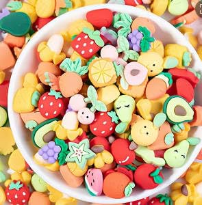 Ferizzia 100 Stück Harz-Ornament, Buntes aus Flachen Harz Charms, Kawaii Cute Charms für Heimwerker Basteln Scrapbook Dekoration, Handyhülle, Schmuckherstellung, Haarclip Ferizzia 100 Stück Harz-Ornament, Buntes aus Flachen Harz Charms, Kawaii Cute Charms für Heimwerker Basteln Scrapbook Dekoration, Handyhülle, Schmuckherstellung, Haarclip von Ferizzia