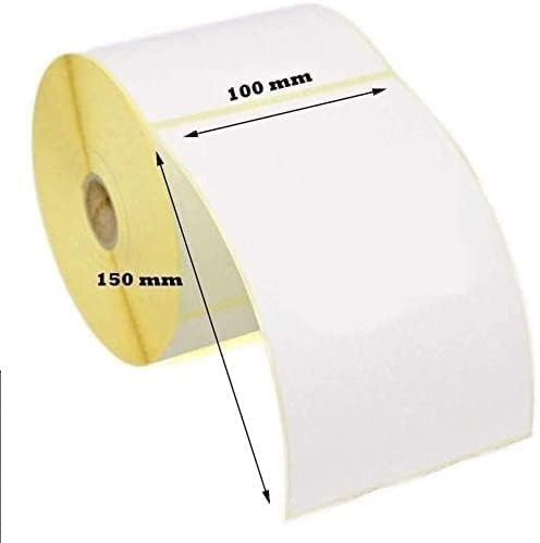 FERLABEL 10 Rollen (5000 Etiketten) Etiketten auf Rolle für Thermodirektdruck, 100 x 150 mm, kompatibel mit allen Desktop-Druckern von Zebra, TSC, Godex, Citizen, Toshiba von Ferlabel