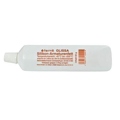Glissa Silikon-Armaturenfett Fermit 60g Schmiermittel Dichtmittel Glissa Silikon-Armaturenfett Fermit 60g Schmiermittel Dichtmittel von Fermit