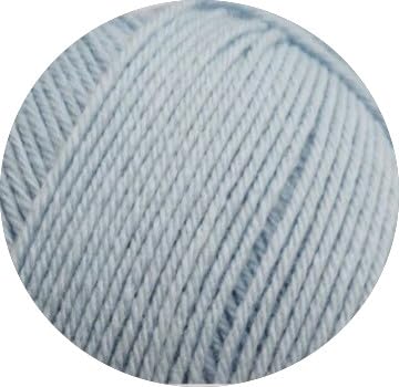 Ferner Mally Socks Sockenwolle Uni | Merino Sockengarn Merinowolle mulesingfrei | 150g 450m | Nadelstärke 3-4mm (M7 - hellblau) von FERNER WOLLE