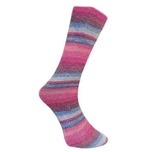 Ferner Wolle Lungauer Sockenwolle mit Baumwolle 4-fach 831-25 - rosa-pink-blau Ferner Wolle Lungauer Sockenwolle mit Baumwolle 4-fach 831-25 - rosa-pink-blau von Ferner Wolle
