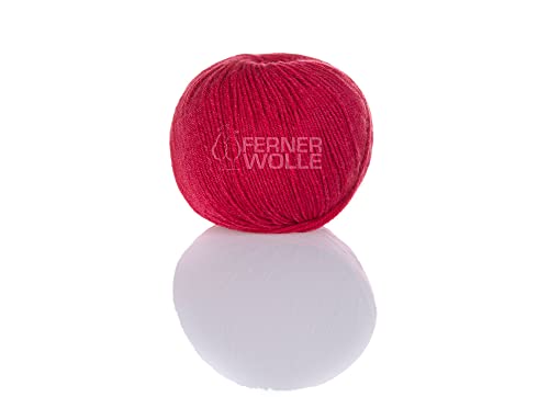 Ferner Wolle Merinowolle Seide Vielseitige V905, 50g weiche Premium Sockenwolle mit Seide und Merino zum Stricken & Häkeln von Ferner Wolle