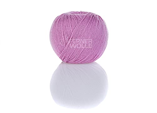 Ferner Wolle Merinowolle Seide Vielseitige V907, 50g weiche Premium Sockenwolle mit Seide und Merino zum Stricken & Häkeln von Ferner Wolle