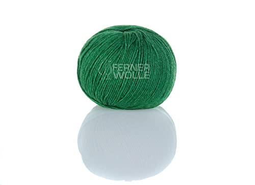 Ferner Wolle Merinowolle Seide Vielseitige V913, 50g weiche Premium Sockenwolle mit Seide und Merino zum Stricken & Häkeln von Ferner Wolle