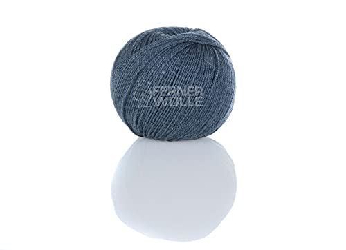 Ferner Wolle Merinowolle Seide Vielseitige V916, 50g weiche Premium Sockenwolle mit Seide und Merino zum Stricken & Häkeln von Ferner Wolle