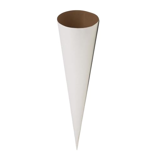 Ferocity Schultüte Papprohling 70 cm groß zur Füllung für Mädchen Jungen zum Basteln Kegel Form Tüte DIY Geschenkverpackung Einlagge für Zuckertüte Schulanfang [149] von Ferocity