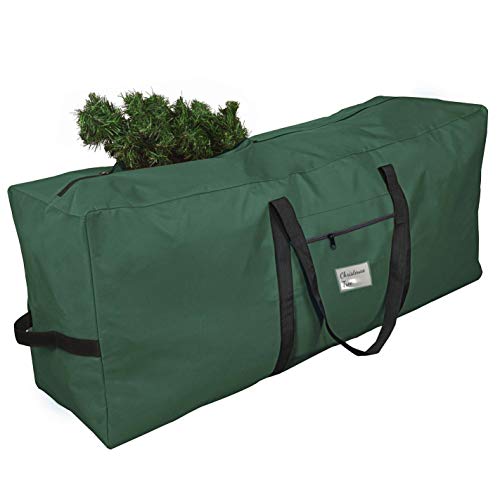 Garten Aufbewahrungstasche 125 cm – Große Outdoor Tasche für Sitzkissen, Decken, Polster & Gartenaccessoires – wasserdichte Transporthülle – Rechteck Grün [125] von Ferocity