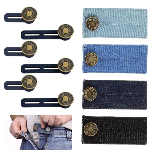 10 Stück Hosenknopf Verlängerung,Hosenbunderweiterung Knopf Taille,Knopfverlängerung für Hosen,Taille Extender Elastischen Knopf,Hosenerweiterung Schwangerschaft für Jeans Röcke Umstandshose,Unisex 10 Stück Hosenknopf Verlängerung,Hosenbunderweiterung Knopf Taille,Knopfverlängerung für Hosen,Taille Extender Elastischen Knopf,Hosenerweiterung Schwangerschaft für Jeans Röcke Umstandshose,Unisex von FerraDrend