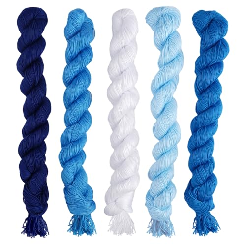 5 Rollen Stickgarn Baumwolle,5 Farben/120 Meter Perlgarn zum Sticken,Sashiko Garn für Freundschaftsbänder,Embroidery Thread Sticktwist Kreuzstichfäden,Knüpfgarn Baumwolle für Stickereien,Kunsthandwerk 5 Rollen Stickgarn Baumwolle,5 Farben/120 Meter Perlgarn zum Sticken,Sashiko Garn für Freundschaftsbänder,Embroidery Thread Sticktwist Kreuzstichfäden,Knüpfgarn Baumwolle für Stickereien,Kunsthandwerk von FerraDrend