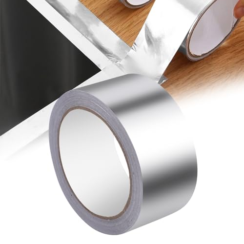 Alu Klebeband Hitzebeständig, 20m x 5cm Aluminium Klebeband, Aluband Selbstklebend Aluminiumband, Metallklebeband Silber, Wasserdichtes Aluminium Tape zum Versiegeln, Reparieren und Isolierungen von FerraDrend
