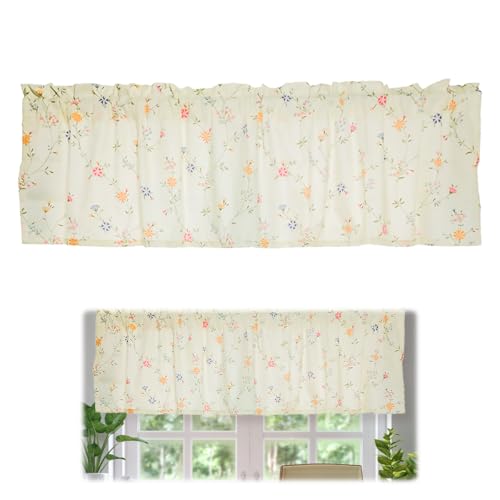 Bistrogardine Modern Kurzgardine,Scheibengardine Baumwolle Fenstergardinen,Gardinen Küche Kurz BxH 150x30 cm,Bistro Gardine Blumen,Küchengardinen Landhausstil für Küche,Wohnzimmer,Balkon,Kurze Fenster Bistrogardine Modern Kurzgardine,Scheibengardine Baumwolle Fenstergardinen,Gardinen Küche Kurz BxH 150x30 cm,Bistro Gardine Blumen,Küchengardinen Landhausstil für Küche,Wohnzimmer,Balkon,Kurze Fenster von FerraDrend