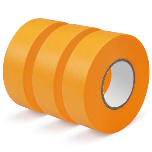 Goldband Klebeband,3 Rollen 24 mm x 50 m Abdeckband Maler,Painters Tape,Keine Rückstände, Leckagesicherung, Klebeband Maler Malerarbeiten,Kreppklebeband für Renovierung, Malerei, Heimwerken Goldband Klebeband,3 Rollen 24 mm x 50 m Abdeckband Maler,Painters Tape,Keine Rückstände, Leckagesicherung, Klebeband Maler Malerarbeiten,Kreppklebeband für Renovierung, Malerei, Heimwerken von FerraDrend
