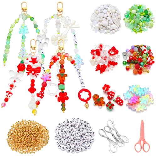 Ferreve 630-teiliges Bastelset mit Perlen, verstellbare Buchstabenperlen, Schnüre, Schlüsselanhänger, Geschenk, Alphabet, Schmuck, Schlüsselanhänger, Tasche, Anhänger, Rucksack, Zubehör für Frauen Ferreve 630-teiliges Bastelset mit Perlen, verstellbare Buchstabenperlen, Schnüre, Schlüsselanhänger, Geschenk, Alphabet, Schmuck, Schlüsselanhänger, Tasche, Anhänger, Rucksack, Zubehör für Frauen von Ferreve
