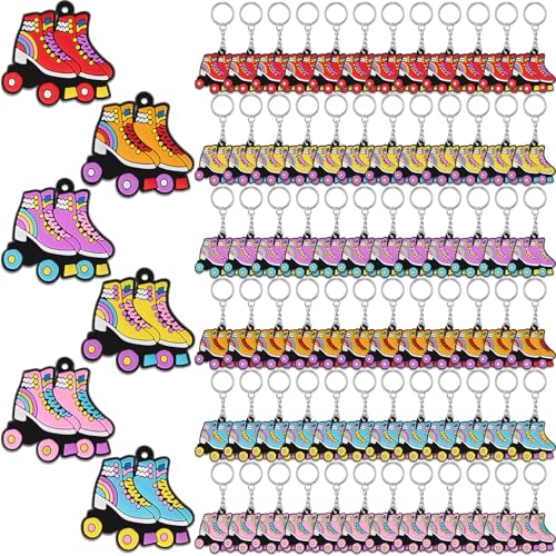 Ferreve Rollschuh-Schlüsselanhänger, Partyzubehör, Rollschuhlaufen, Partyzubehör für 80er-90er-Jahre, Rollschuhlauf-Motto-Party, Hip-Hop, Disco, Geburtstagsparty-Dekorationen, Geschenke, 18 Stück Ferreve Rollschuh-Schlüsselanhänger, Partyzubehör, Rollschuhlaufen, Partyzubehör für 80er-90er-Jahre, Rollschuhlauf-Motto-Party, Hip-Hop, Disco, Geburtstagsparty-Dekorationen, Geschenke, 18 Stück von Ferreve