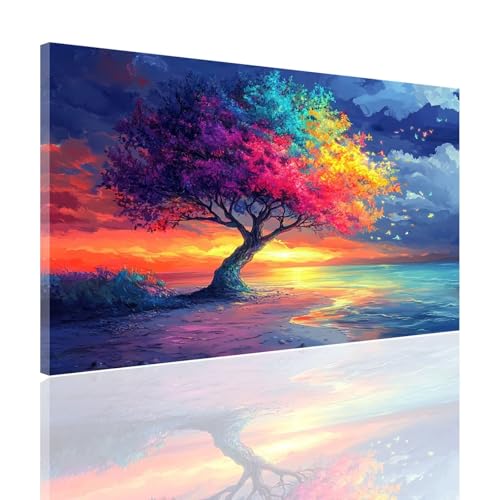 Malen Nach Zahlen Kinder ab 10, Malen Nach Zahlen Erwachsene Fantasy Paint by Numbers Kreativ Set für Erwachsene Kinder Anfänger DIY Ölgemälde Leinwand Kit für Home Decor, Baum 70x100cm 2y-141 Malen Nach Zahlen Kinder ab 10, Malen Nach Zahlen Erwachsene Fantasy Paint by Numbers Kreativ Set für Erwachsene Kinder Anfänger DIY Ölgemälde Leinwand Kit für Home Decor, Baum 70x100cm 2y-141 von Fesnfuae