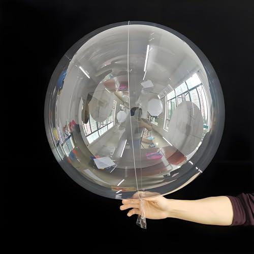 Fesnova Durchsichtige Luftballons, 36 Zoll Bobo Ballon, Latex, Weiß, 50 Stück pro Packung Luftballon Zum Befüllen mit Geschenken,Luftballon Durchsichtig von Fesnova