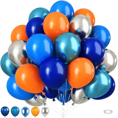 Fesnova Luftballon Orange Blau Meerjungfrau-Thema,10 Zoll Dunkelblau Orange Latex Ballons Silber für Kinder Geburtstag Abschluss Party,Hochzeit Valentinstag Taufe Kommunion Party,Babyparty Deko Fesnova Luftballon Orange Blau Meerjungfrau-Thema,10 Zoll Dunkelblau Orange Latex Ballons Silber für Kinder Geburtstag Abschluss Party,Hochzeit Valentinstag Taufe Kommunion Party,Babyparty Deko von Fesnova