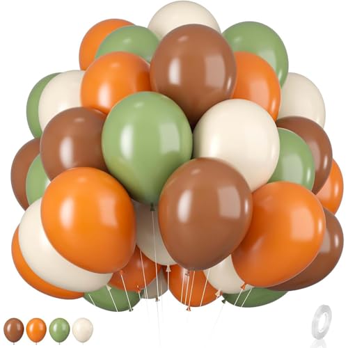 Fesnova Meerjungfrau Grün Orange Braun Creme Luftballons,30 Stück 10 Zoll Latex Luftballons Geburtstag Set,für Herbstdeko Thanksgiving Wald Party Kinder Geburtstag Babyparty Dekoration Fesnova Meerjungfrau Grün Orange Braun Creme Luftballons,30 Stück 10 Zoll Latex Luftballons Geburtstag Set,für Herbstdeko Thanksgiving Wald Party Kinder Geburtstag Babyparty Dekoration von Fesnova
