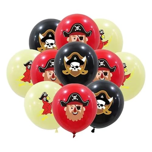 Fesnova Piraten Luftballons Set, 12 Stück von Fesnova