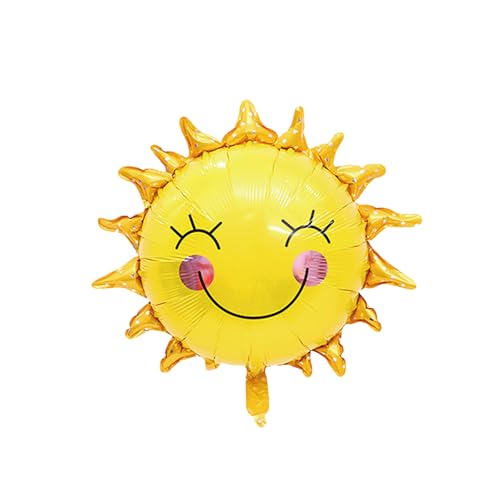 Fesnova Sonne Folienballon, Luftballon Sonne, Gold Sommersonne Helium Mylar Partyballon, für Sonne Thema Party, Babyparty, Geburtstagsdekorationen Fesnova Sonne Folienballon, Luftballon Sonne, Gold Sommersonne Helium Mylar Partyballon, für Sonne Thema Party, Babyparty, Geburtstagsdekorationen von Fesnova