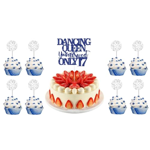 Fesnova Tanzparty für 17-jährige Mädchen,Muffin Discokugel Deko,Obst Snacks Disco-Themenpartys Party Tortendeko,für Zubehör Geburtstag Party Hochzeit Baby Shower Silber Jungen Mädchenabschluss Deko Fesnova Tanzparty für 17-jährige Mädchen,Muffin Discokugel Deko,Obst Snacks Disco-Themenpartys Party Tortendeko,für Zubehör Geburtstag Party Hochzeit Baby Shower Silber Jungen Mädchenabschluss Deko von Fesnova