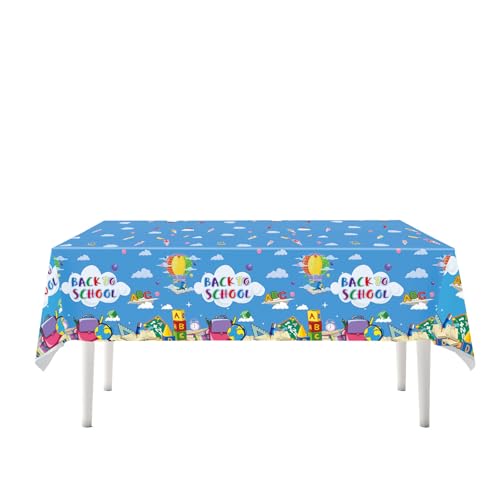 Fesnova Tischdecke Einschulung Blau, Bunte Tischdecken, wasserdichte Tischdecken für Basteln, Malen, Kindergeburtstag, Schulanfang, Malkurs, Tischdeko Schulanfang, 137 x 274 cm Fesnova Tischdecke Einschulung Blau, Bunte Tischdecken, wasserdichte Tischdecken für Basteln, Malen, Kindergeburtstag, Schulanfang, Malkurs, Tischdeko Schulanfang, 137 x 274 cm von Fesnova