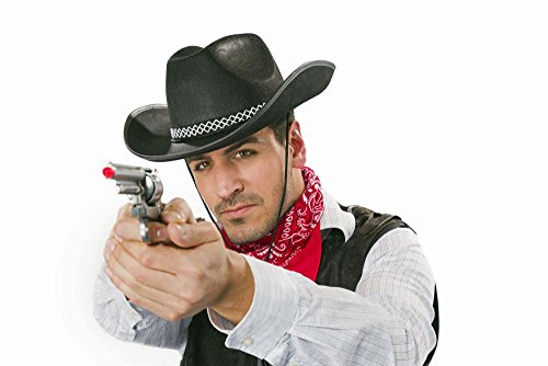 Cowboy Hat With Ribbon, Black von Festartikel Müller