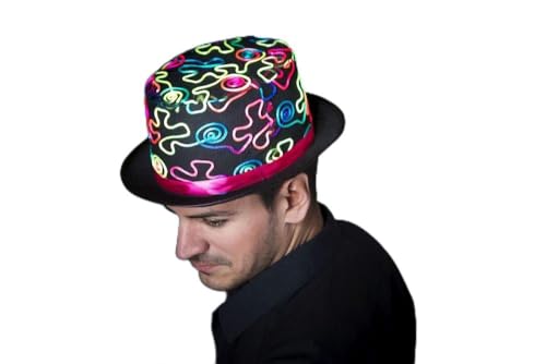 Top Hat W/Fluo Color Dekoration von Festartikel Müller