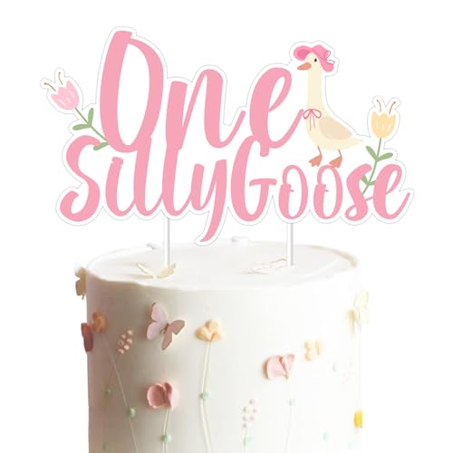 Gänse-Kuchenaufsatz, eine alberne Gans, Geburtstagsdekoration, rosa Gans, Geburtstagstortenaufsatz, Gans, 1. Geburtstag, Party-Dekoration, Mädchen, 1. Geburtstag Gänse-Kuchenaufsatz, eine alberne Gans, Geburtstagsdekoration, rosa Gans, Geburtstagstortenaufsatz, Gans, 1. Geburtstag, Party-Dekoration, Mädchen, 1. Geburtstag von Festiblast