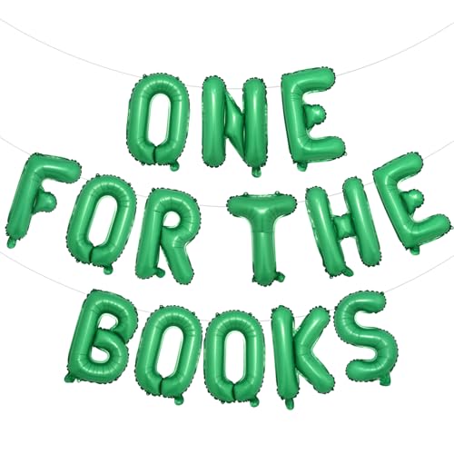 Storybook-Themen-Dekoration für den 1. Geburtstag, eine für die Bücher, grüne Luftballons, Dekoration, erstes Kapitel, Buchclub, Motto 1. Geburtstag, Babyparty-Zubehör für Geschichtenbuch-Liebhaber, I Storybook-Themen-Dekoration für den 1. Geburtstag, eine für die Bücher, grüne Luftballons, Dekoration, erstes Kapitel, Buchclub, Motto 1. Geburtstag, Babyparty-Zubehör für Geschichtenbuch-Liebhaber, I von Festiblast