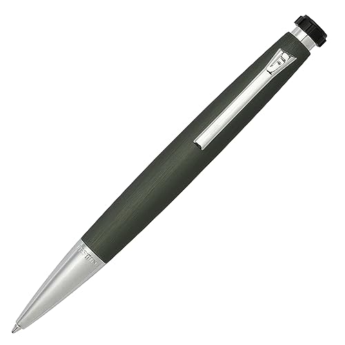 Festina Office Kugelschreiber aus der Chronbike Rainbow Kollektion, mit silbernen Akzenten, grüner Schreibkörper, hergestellt aus Messing und Aluminium, mit Druckmechanik, FSC1744T von Festina