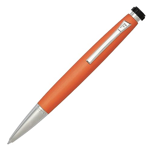 Festina Office Kugelschreiber aus der Chronbike Rainbow Kollektion, mit silbernen Akzenten, orangener Schreibkörper, hergestellt aus Messing und Aluminium, mit Druckmechanik, FSC1744U von Festina