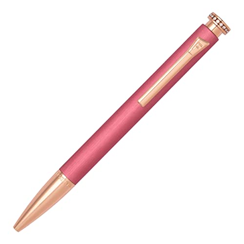 Festina Mademoiselle Kugelschreiber aus Aluminimum in der Farbe Pink mit Roségoldenen Zierelementen, Tintenfarbe: Blau, Länge: 13,8cm, FSC2224Q von Festina