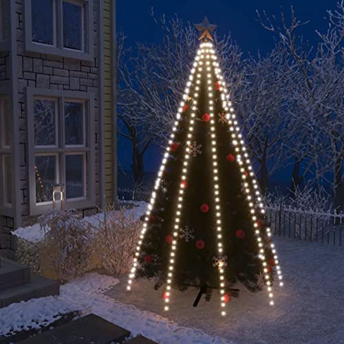 Festnight Weihnachtsbaum Lichterkette 400 cm 400 LEDs Weihnachtsbaumbeleuchtung Tannenbaum Lichterkette Beleuchtung Innen Christbaumbeleuchtung Christmas Tree Lights Aussen von Festnight